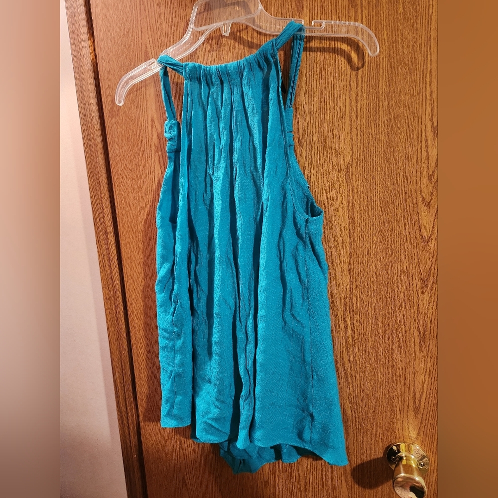 💓3/$15 Iz Byer Women's Blue Dressy Tank Top - Picture 7 of 8